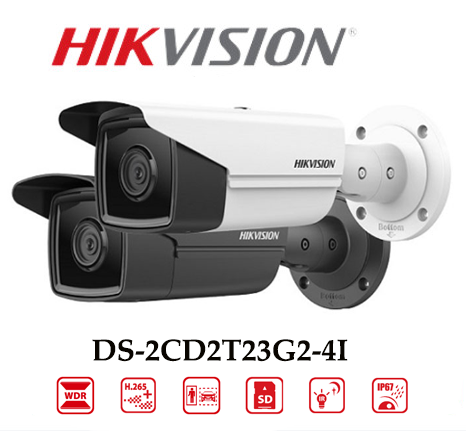 Camera Hikvision DS-2CD2T23G2-4I 2MP Chuẩn Thế Hệ Ngoài Trời 1