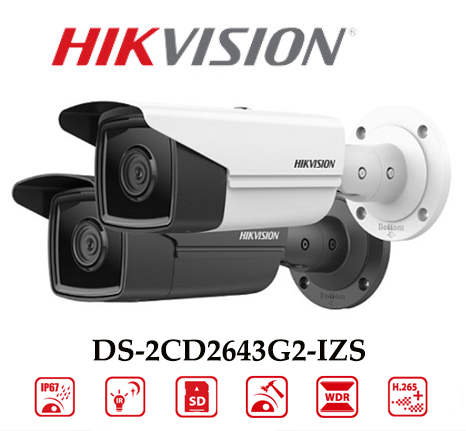 Camera Hikvision DS-2CD2643G2-IZS 4MP Chốgng Báo Động Giả 1