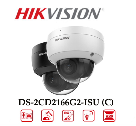 Camera Hikvision DS-2CD2166G2-ISU (C) IP 6MP Chống Báo Động Giả 1