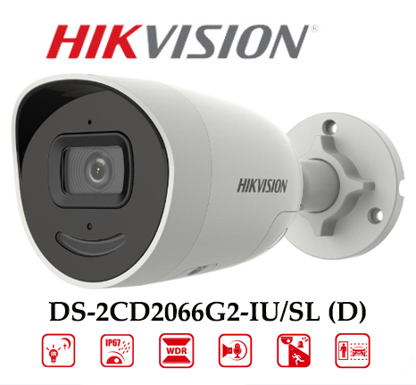 Camera Hikvision DS-2CD2066G2-IU/SL (D) 6MP Nhận Diện Khuôn Mặt 1