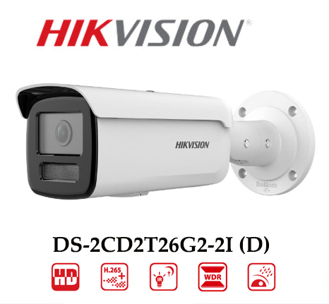 Camera Hikvision DS-2CD2T26G2-2I (D) IP 2MP Phát Hiện Đối Tượng 1