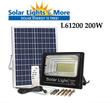 Đèn Led Năng Lượng Mặt Trời SOLAR LIGHT L61200 200W 1