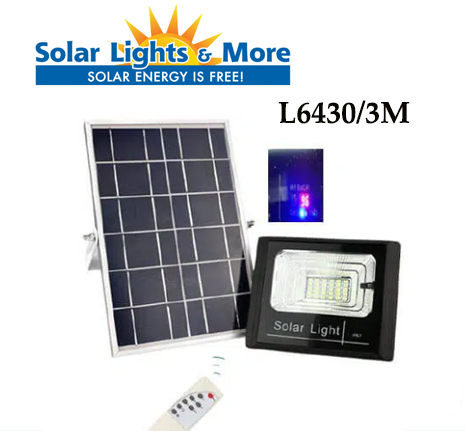 Đèn LED L6430/3M 30W Năng Lượng Mặt Trời Solar Light Chống Nước IP65 1