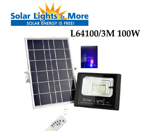Đèn LED L64100/3M 100W Năng Lượng Mặt Trời Solar Light Chống Nước IP65 1