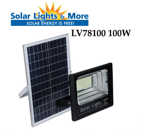 Đèn LED LV78100 100W Năng Lượng Mặt Trời Solar Light 1