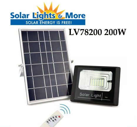 Đèn LED LV78200 200W Năng Lượng Mặt Trời Solar Light 1