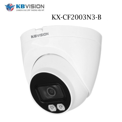 Camera IP Full-Color 2.0MP bán cầu KBVISION KX-CF2002N3-A 1