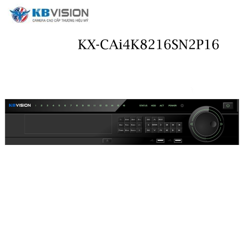 Đầu Ghi Kbvision KX-DAi4K8216SN3P16 PoE Ghi Hình 16 Kênh 1