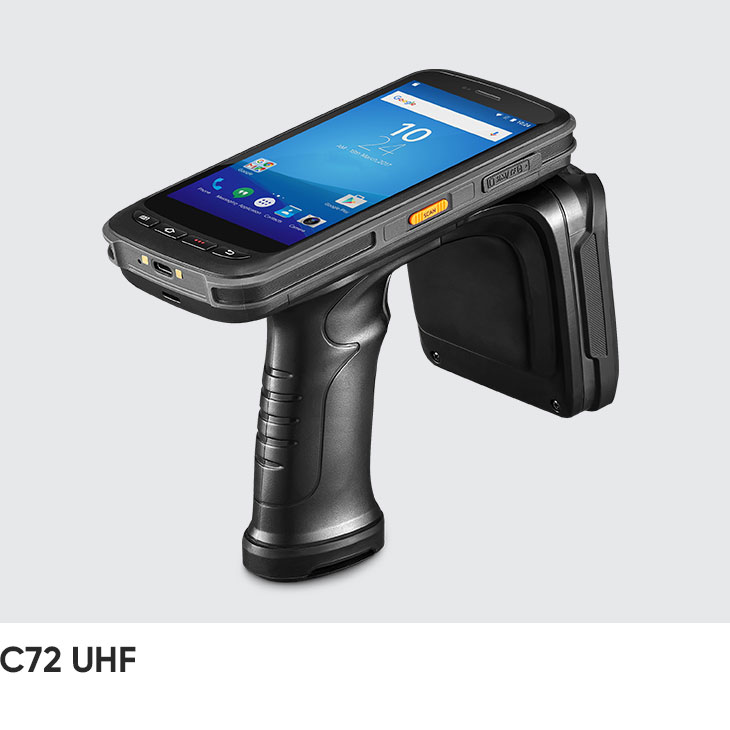 Máy kiểm đếm hàng hóa tài sản UHF RFID Barcode NFC model C72 1