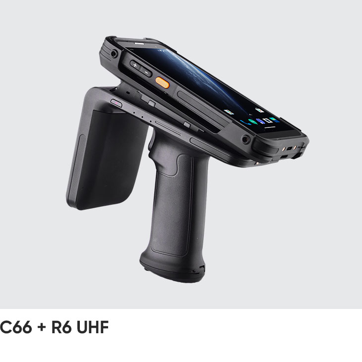 Máy kiểm đếm hàng hóa tài sản C66 UHF RFID Reader (Android 11/13) Chainway 2