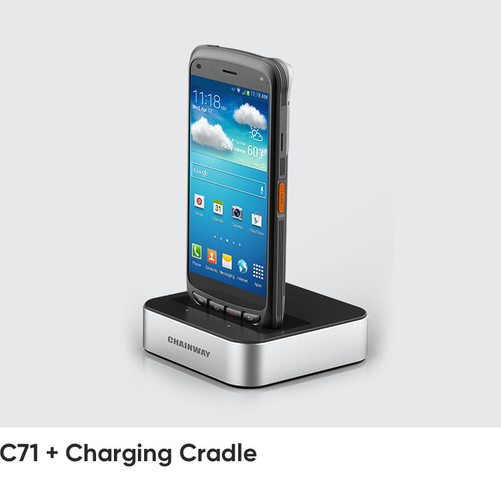 Máy kiểm đếm hàng hóa tài sản C71 Built-in RFID Reader (Android 11/13) Chainway 1