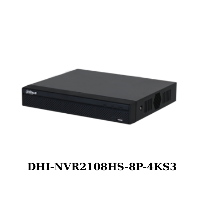 Đầu ghi hình IP PoE Dahua DHI-NVR2108HS-8P-4KS3 8 kênh 1 ổ cứng 1