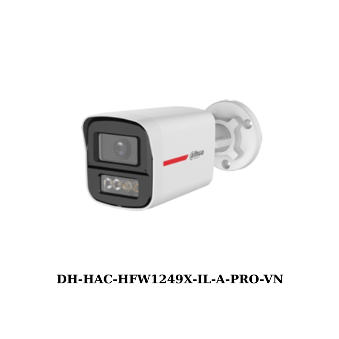 Camera Thân HDCVI Wizcolor Dahua DH-HAC-HFW1249X-IL-A-PRO-VN ánh sáng kép thông minh 2.0MP 1