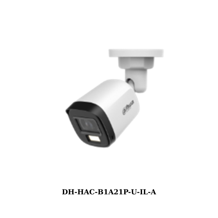 Camera Thân HDCVI Dahua DH-HAC-B1A21P-U-IL-A Full Color ánh sáng kép thông minh 2.0MP 1