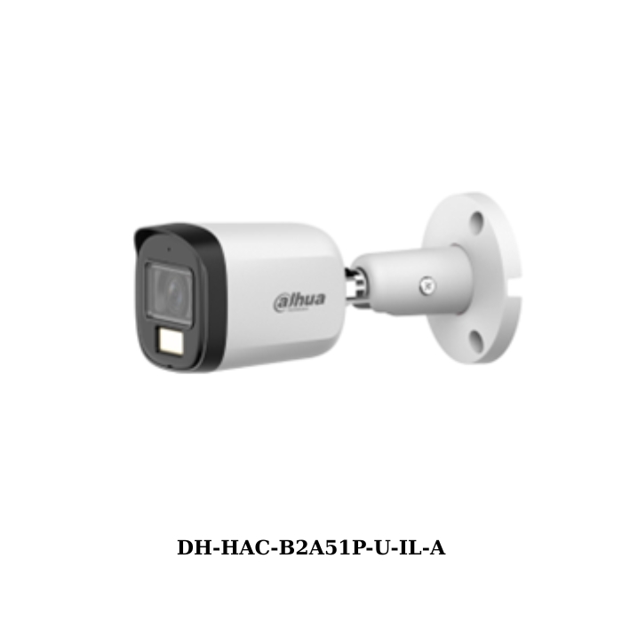 Camera Thân HDCVI Dahua DH-HAC-B2A51P-U-IL-A Full Color ánh sáng kép thông minh 5.0MP 1