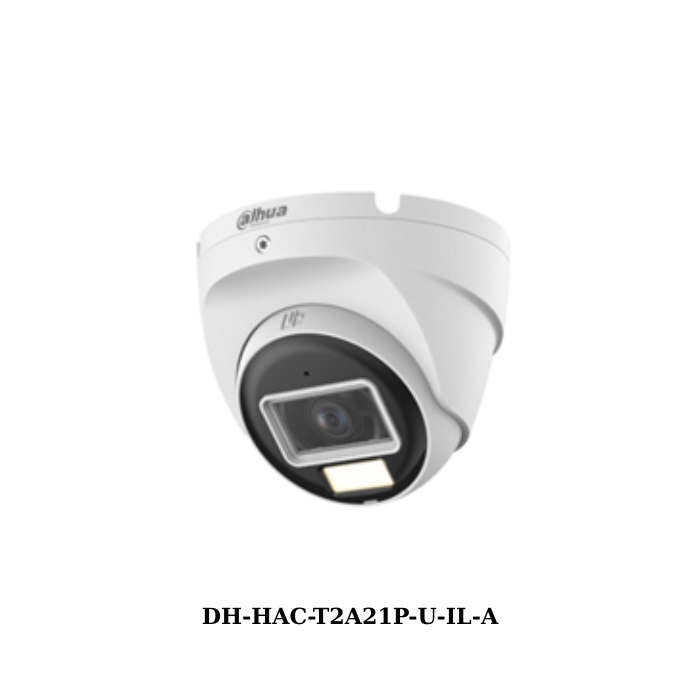Camera Dome HDCVI Dahua DH-HAC-T2A21P-U-IL-A Full Color ánh sáng kép thông minh 2.0MP 1