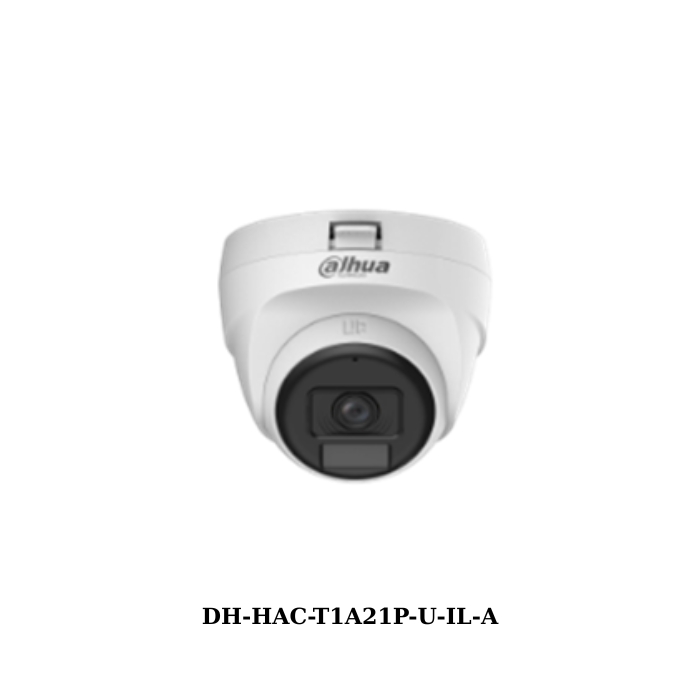 Camera Dome HDCVI Dahua DH-HAC-T1A21P-U-IL-A Full Color ánh sáng kép thông minh 2.0MP 1