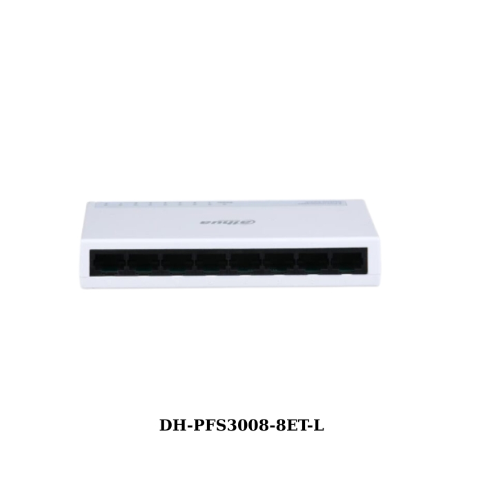 8-Port Desktop Fast Ethernet Dahua DH-PFS3008-8ET-L  Switch 1
