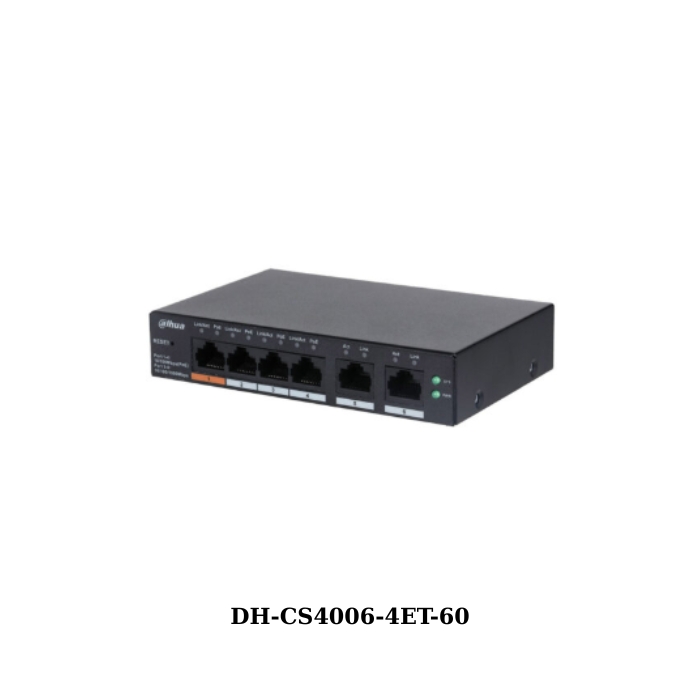 Switch PoE Cloud Dahua DH-CS4006-4ET-60 6 port với 4 port PoE 1
