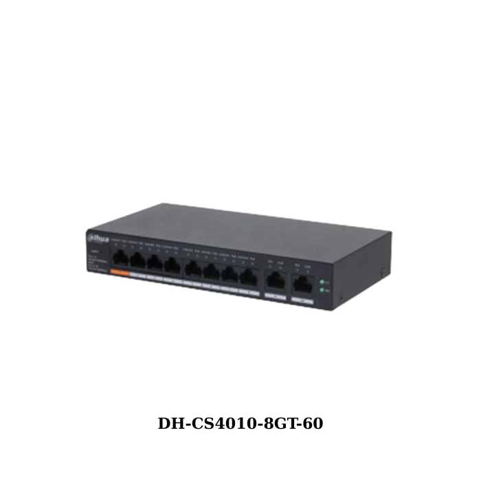 Switch PoE Cloud Dahua DH-CS4010-8GT-60 10 port với 8 port PoE 1