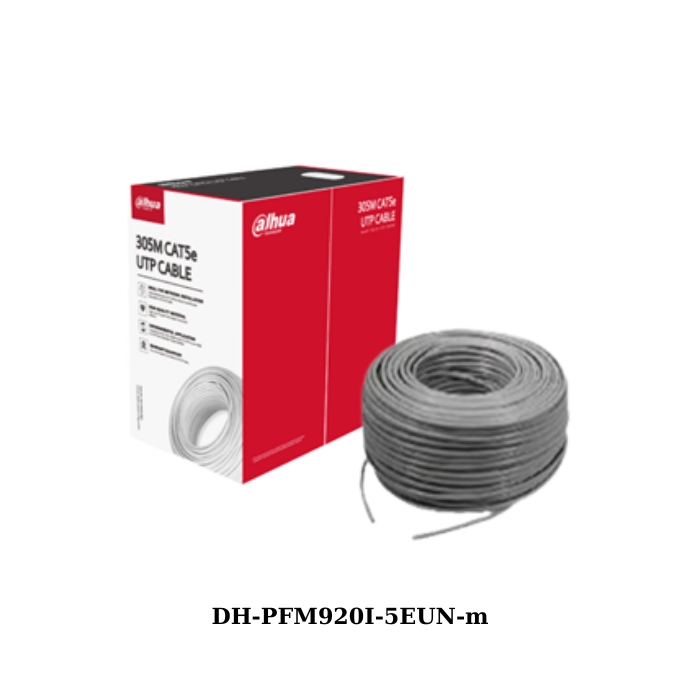 Cáp mạng UTP Dahua DH-PFM920I-5EUN-m CAT5e lõi đồng 305m, độ bền lên đến 10 năm 1