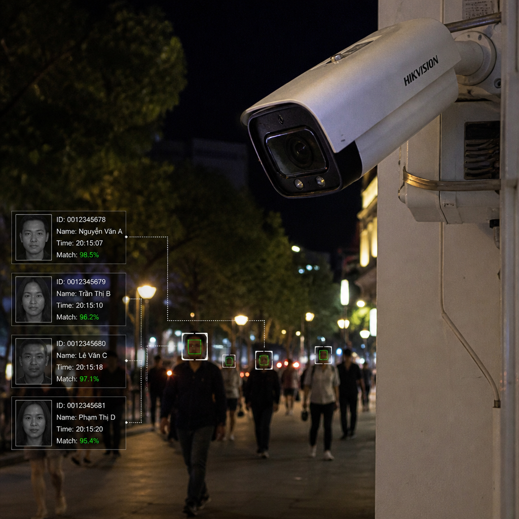 Camera nhận diện khuôn mặt ban đêm hoạt động như thế nào?