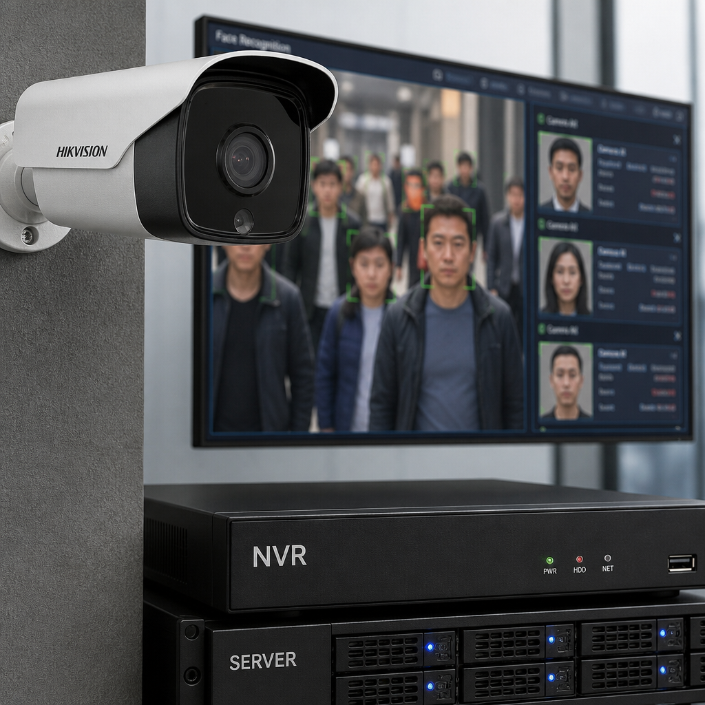 Camera AI nhận diện khuôn mặt lưu dữ liệu ở đâu? Camera, NVR hay Server?