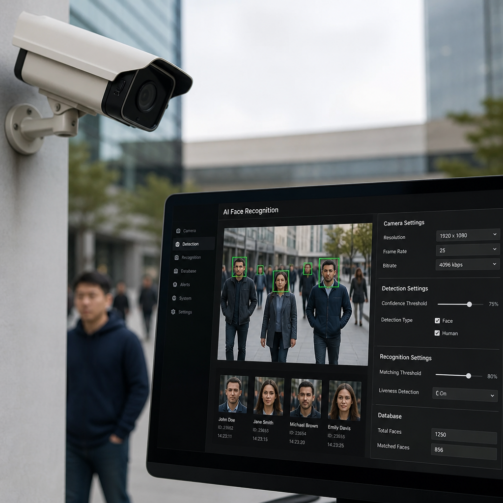 Camera AI nhận diện khuôn mặt cần cấu hình như thế nào?