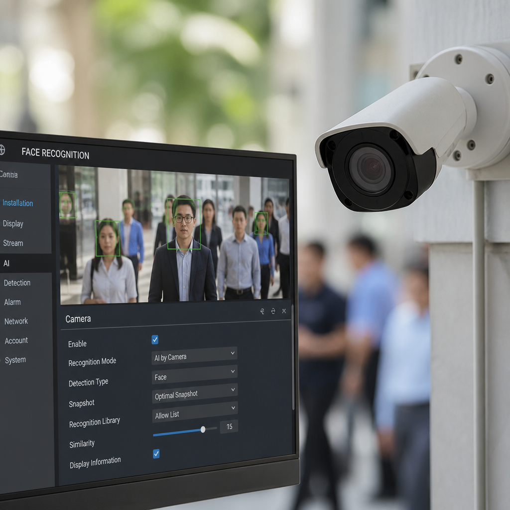 Camera AI nhận diện khuôn mặt cần cấu hình như thế nào?