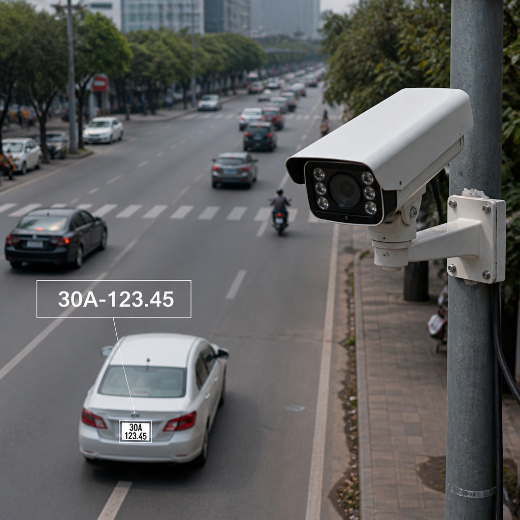 Camera nhận diện biển số là gì? Nguyên lý hoạt động