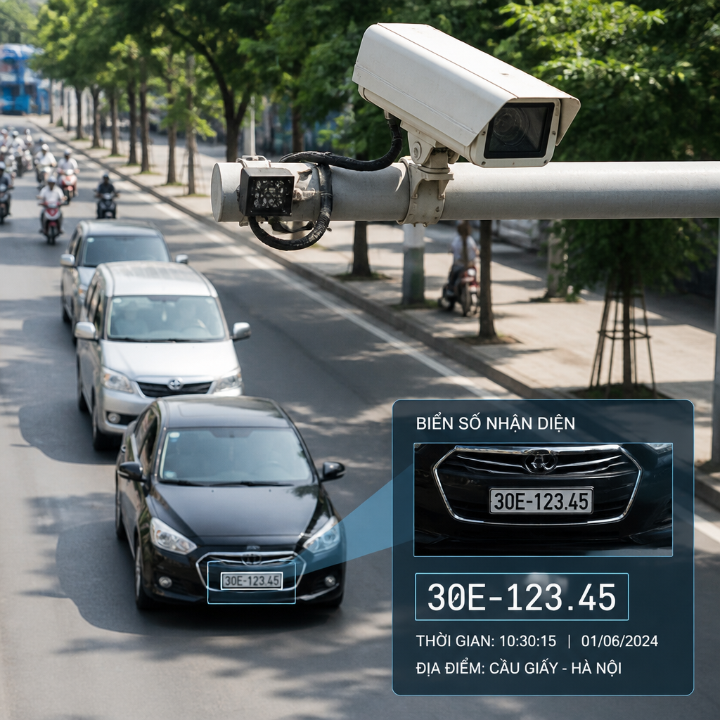 Camera nhận diện biển số là gì? Nguyên lý hoạt động