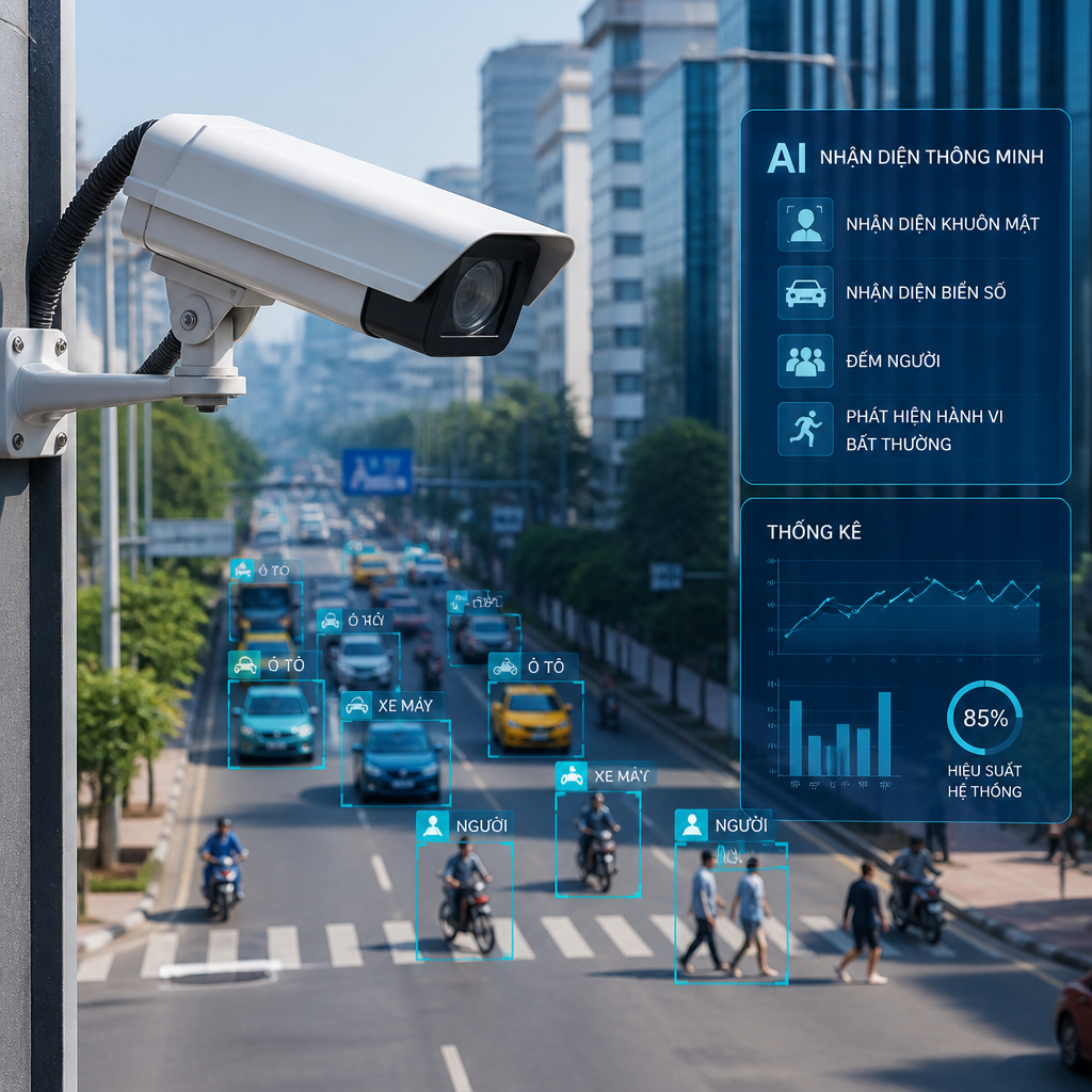 Hệ thống camera AI là gì? Nguyên lý hoạt động và ứng dụng