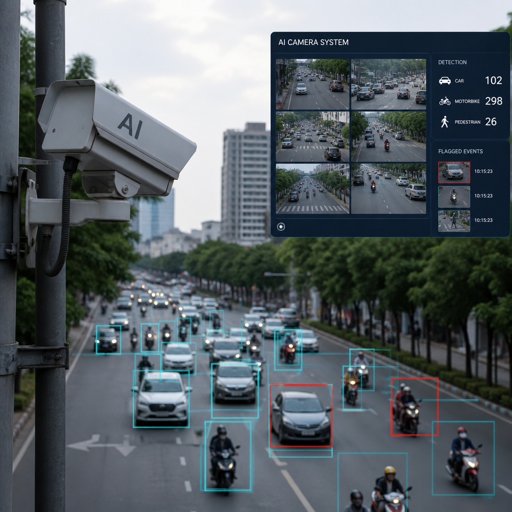 Hệ thống camera AI hoạt động như thế nào?