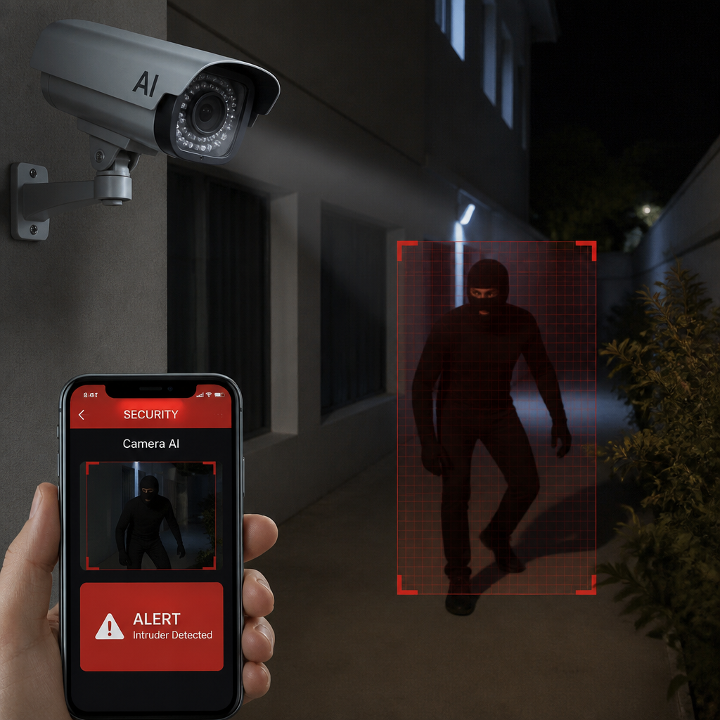 Hệ thống camera AI phát hiện người xâm nhập