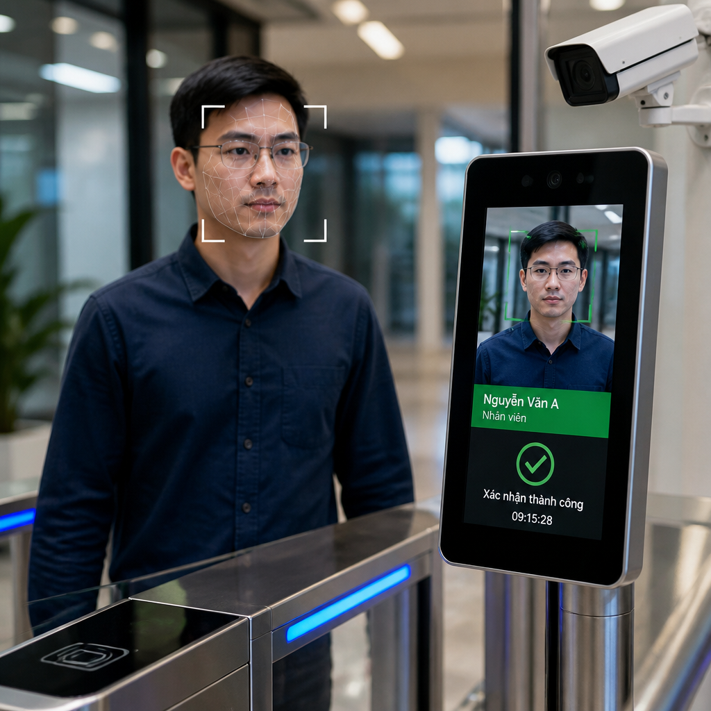 Camera Nhận Diện Khuôn Mặt AI – Kiểm Soát Ra Vào Và Nhận Diện Nhân Sự Thông Minh