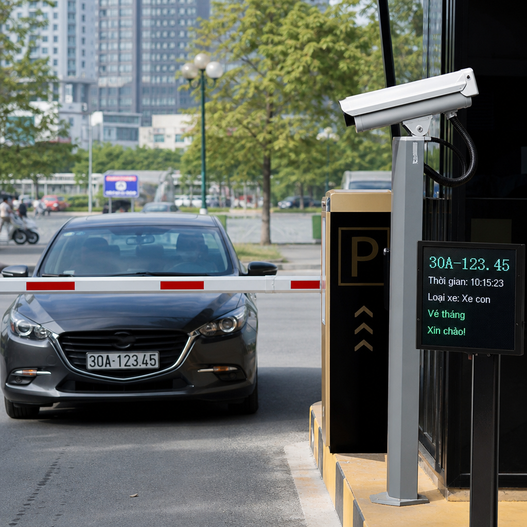 Camera Nhận Diện Biển Số AI – Tự Động Kiểm Soát Phương Tiện Và Bãi Đỗ
