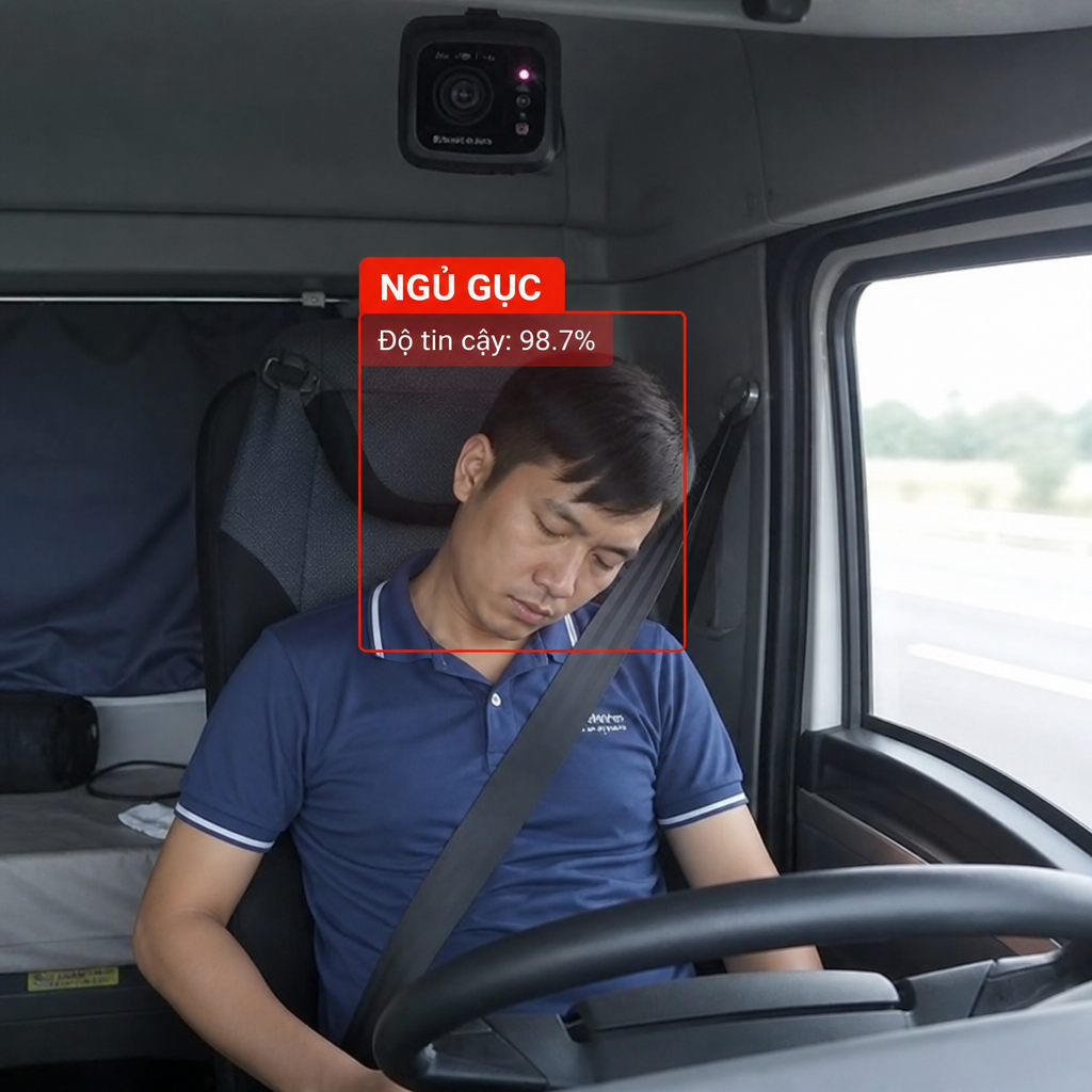 Camera Phát Hiện Ngủ Gục AI – Cảnh Báo Mất Tập Trung Và Nguy Cơ Mất An Toàn