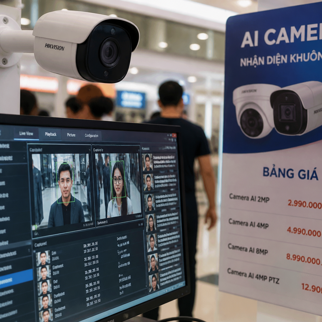 Giá Camera AI Nhận Diện Khuôn Mặt: Bảng Giá & Kinh Nghiệm Chọn Camera