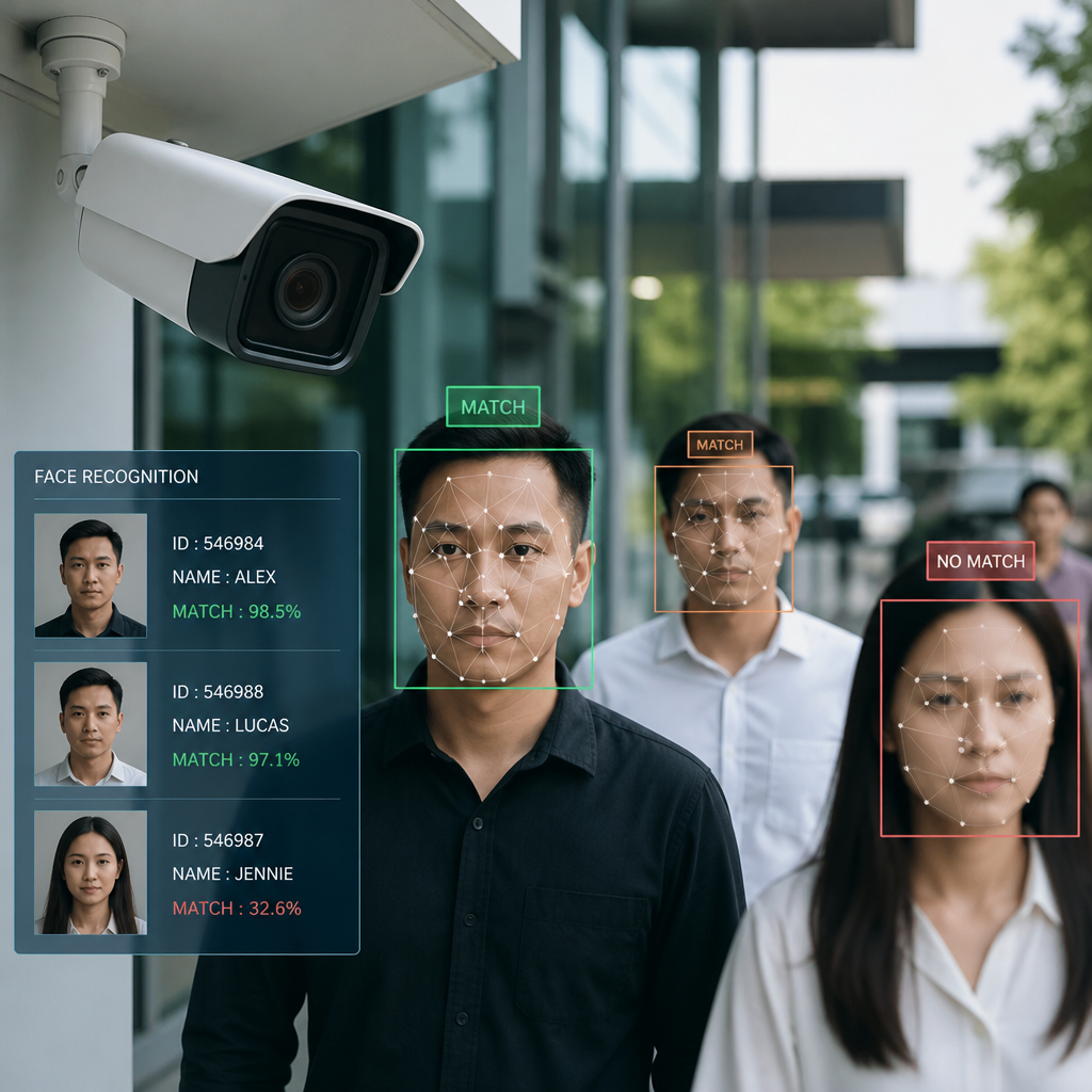 Phần Mềm Nhận Diện Khuôn Mặt Qua Camera: Nguyên Lý & Giải Pháp AI