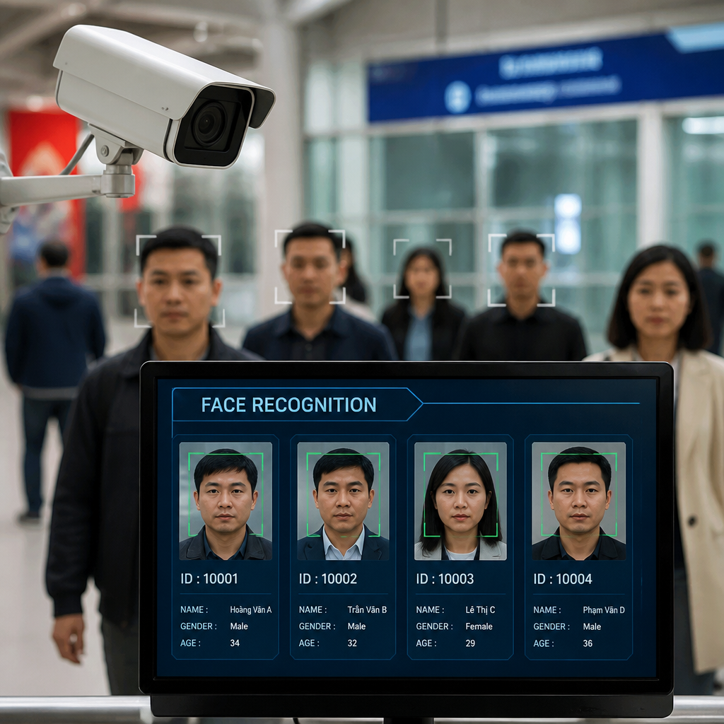 Nhận Diện Khuôn Mặt Camera: Công Nghệ AI Hoạt Động & Ứng Dụng
