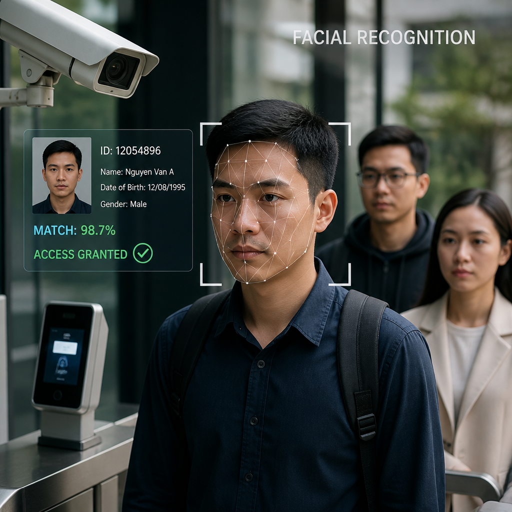 Nhận Diện Khuôn Mặt Bằng Camera: Nguyên Lý AI & Các Ứng Dụng Phổ Biến