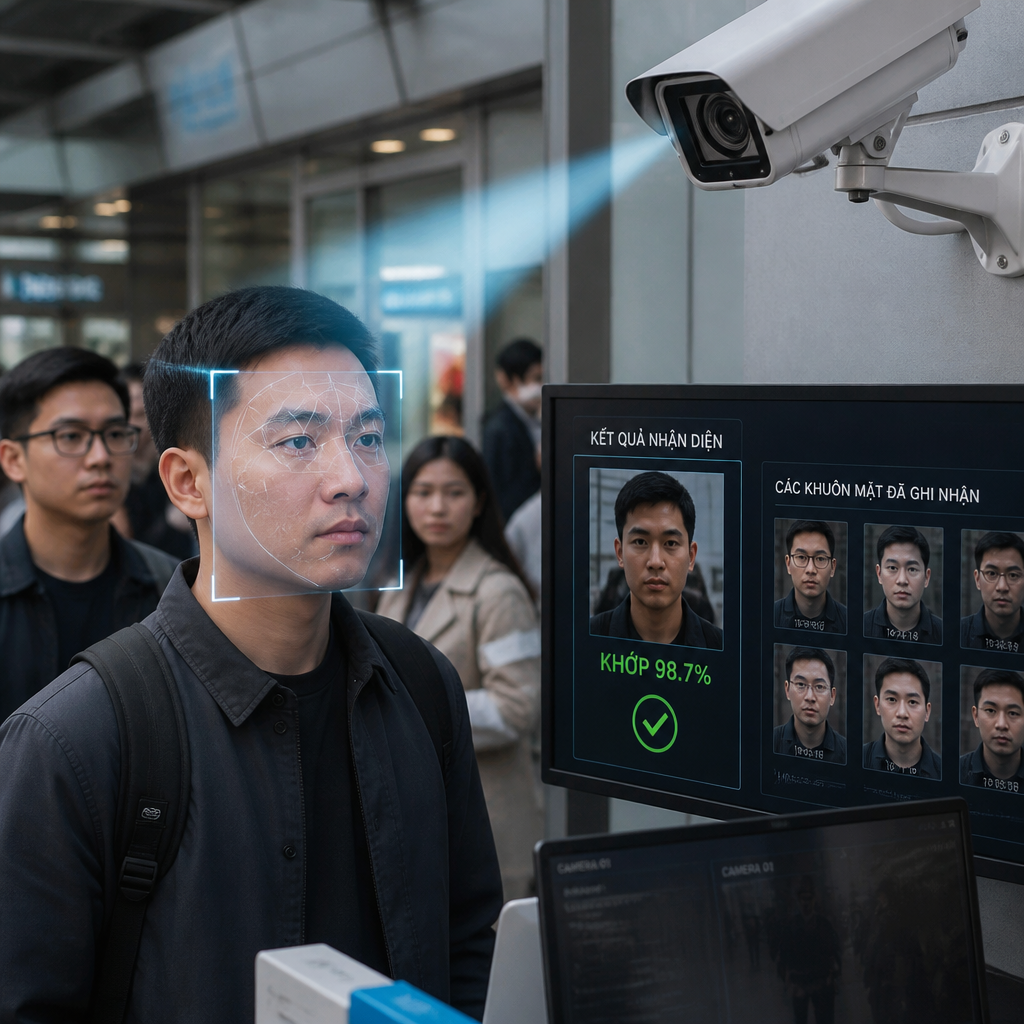 Nhận Diện Khuôn Mặt Bằng Camera: Nguyên Lý AI & Các Ứng Dụng Phổ Biến