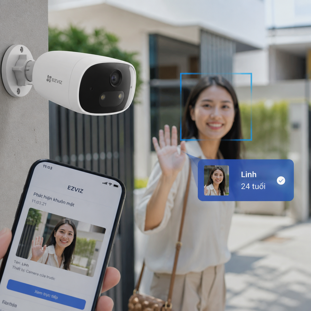 Camera Ezviz Nhận Diện Khuôn Mặt: AI Có Thể Làm Được Gì?