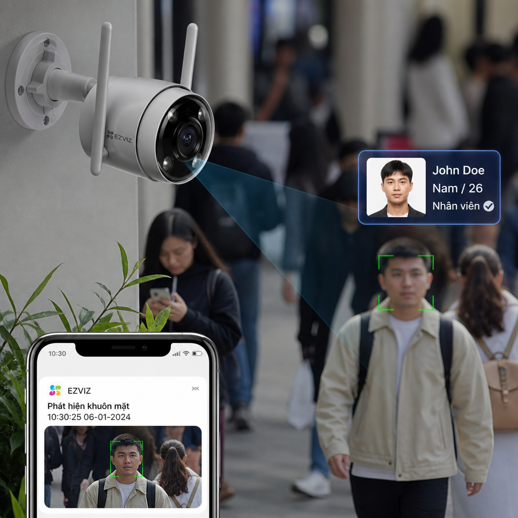 Camera Ezviz Nhận Diện Khuôn Mặt: AI Có Thể Làm Được Gì?