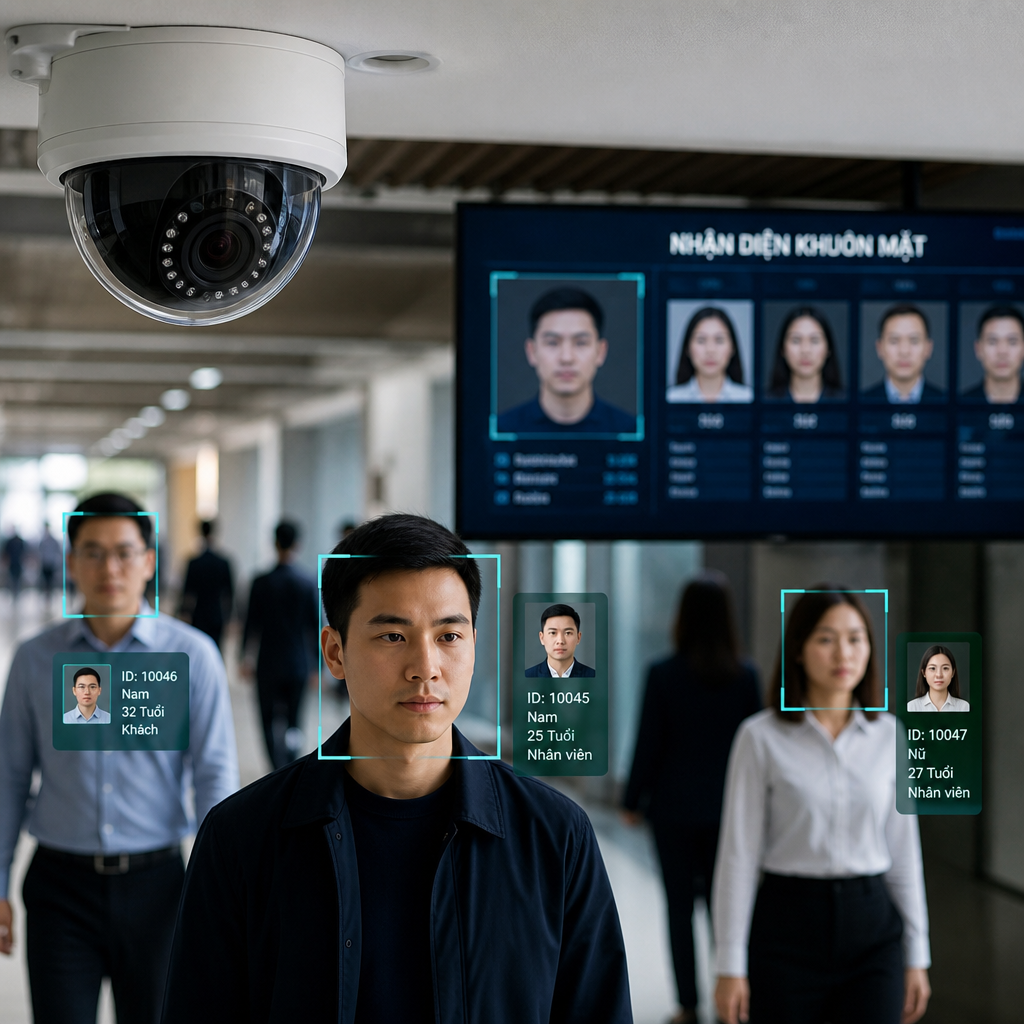 Camera IP Nhận Diện Khuôn Mặt: Cách Chọn Camera AI Phù Hợp