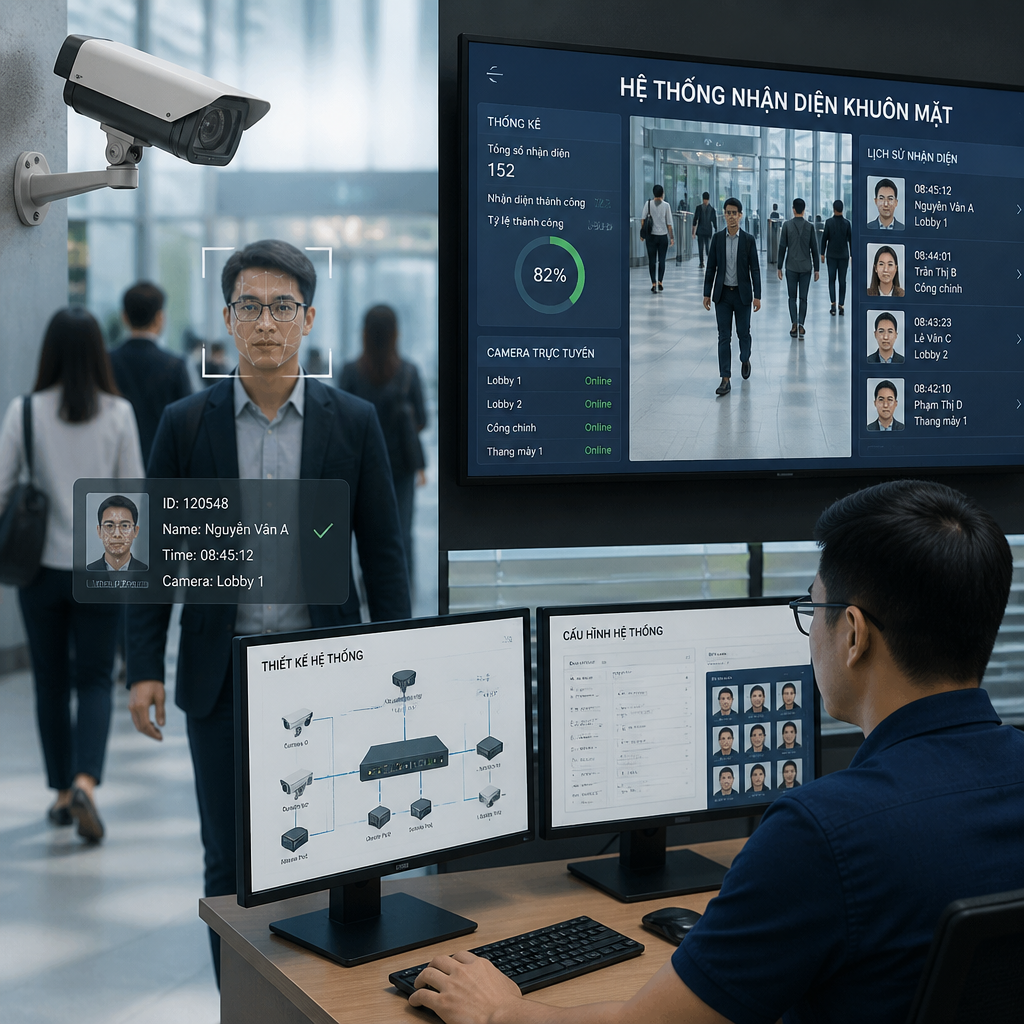 Giải Pháp Camera Nhận Diện Khuôn Mặt: Từ Thiết Kế Đến Triển Khai Hệ Thống