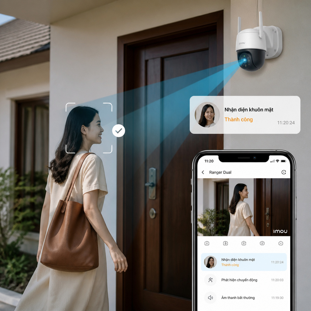 Camera Imou Nhận Diện Khuôn Mặt: Công Nghệ AI & Ứng Dụng Thực Tế