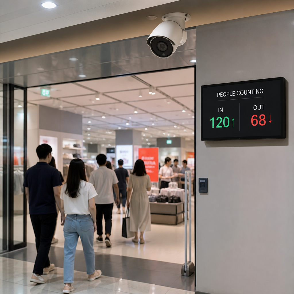 Giải Pháp Camera Đếm Người: Tối Ưu Quản Lý Lưu Lượng Khách Hàng