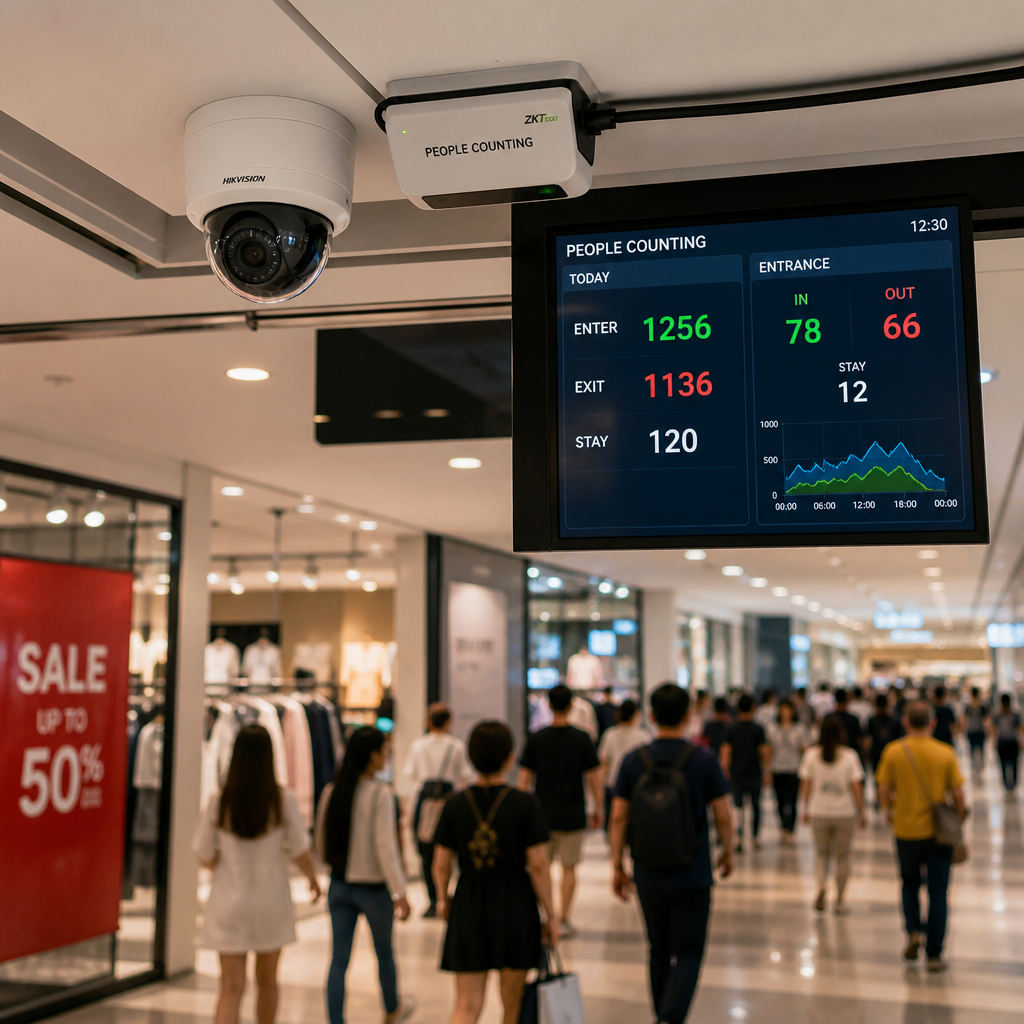 Giải Pháp Camera Đếm Người: Tối Ưu Quản Lý Lưu Lượng Khách Hàng