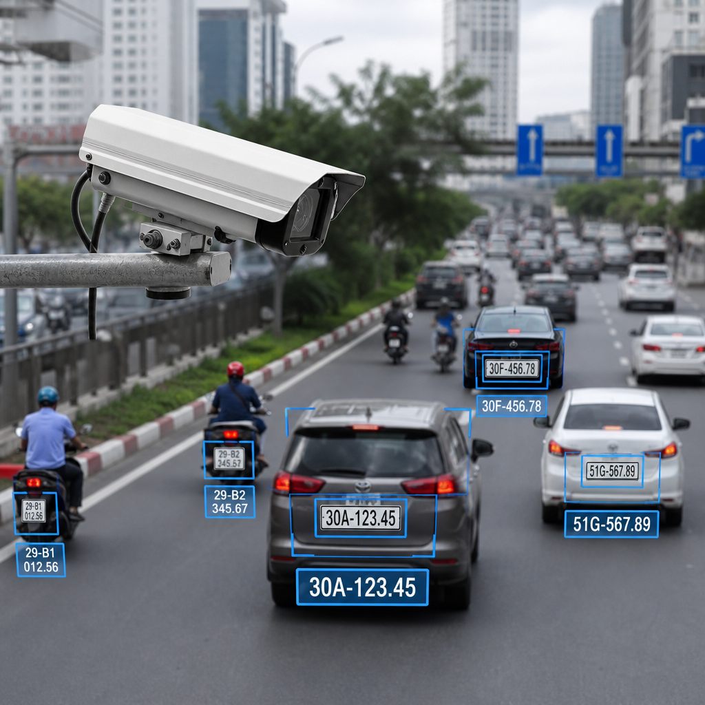 Camera Nhận Diện Biển Số Xe: Công Nghệ AI & Giải Pháp Nhận Dạng Tự Động